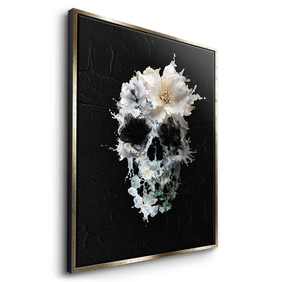 Splash Floral Skull
