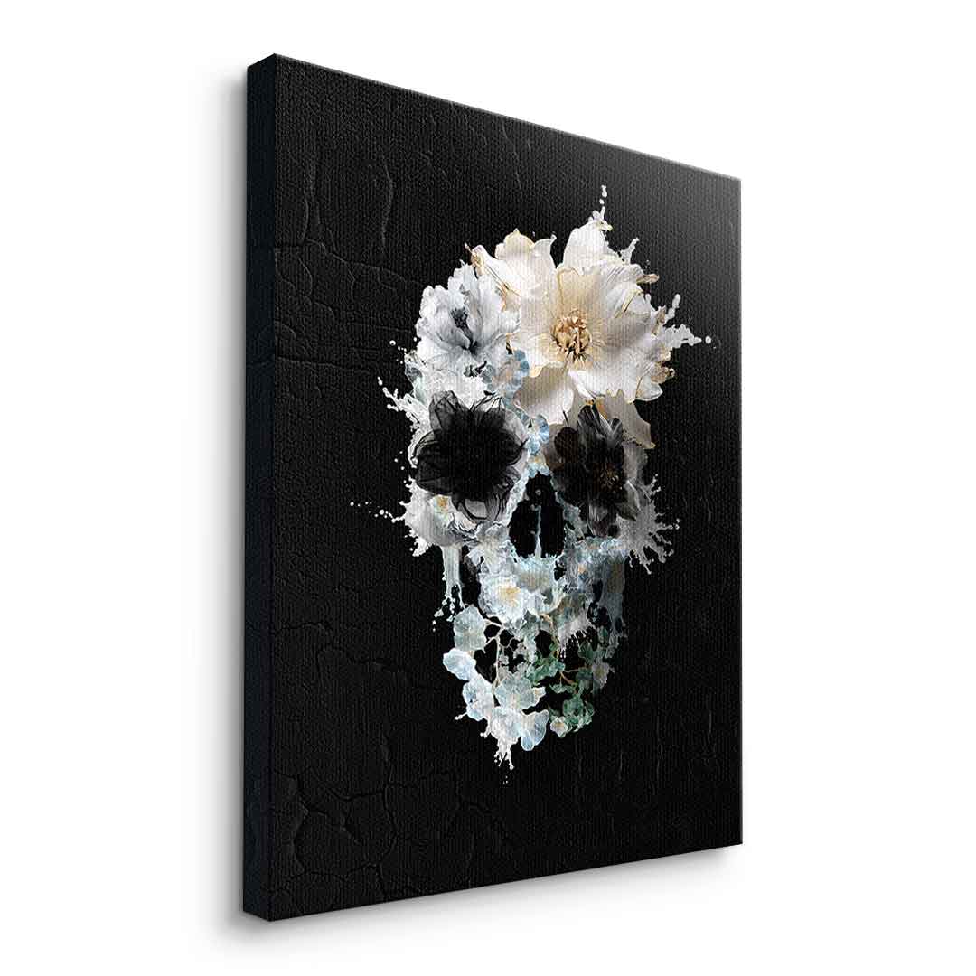 Splash Floral Skull