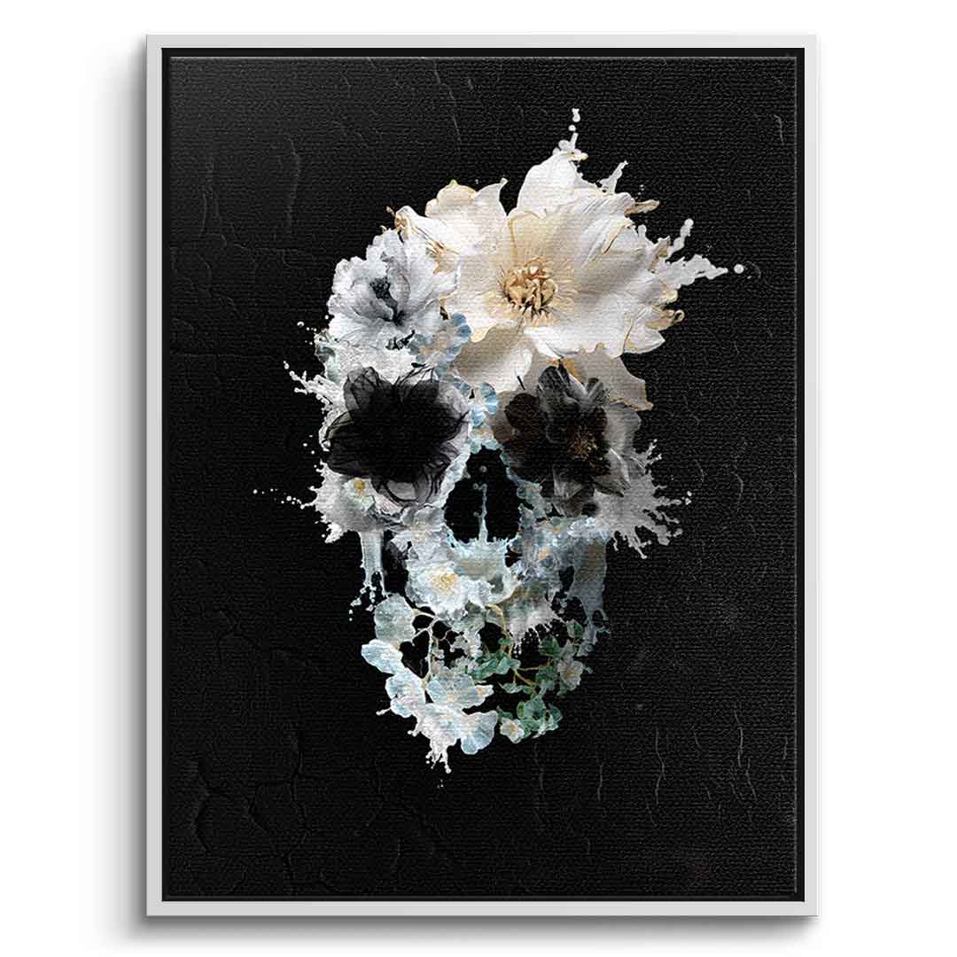 Splash Floral Skull