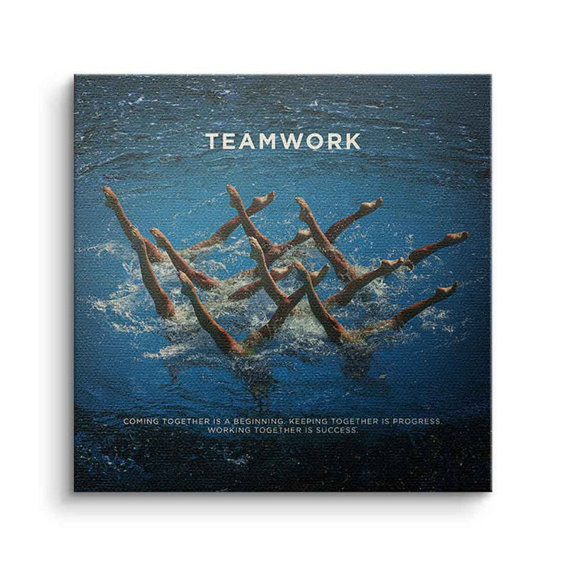 Teamwork #schwimmen - square edition