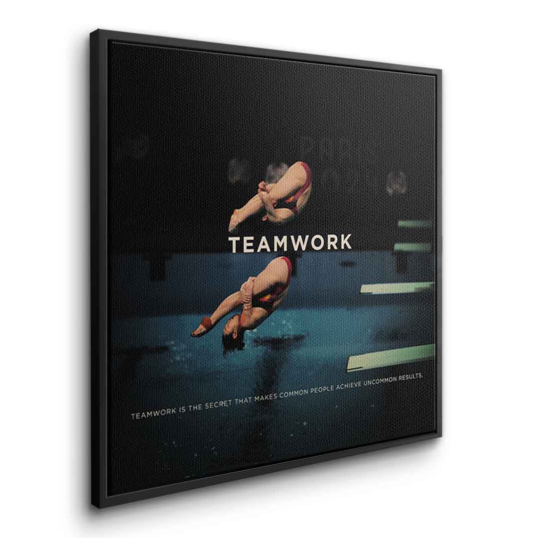 Teamwork #Turmspringen - Quadrat Edition