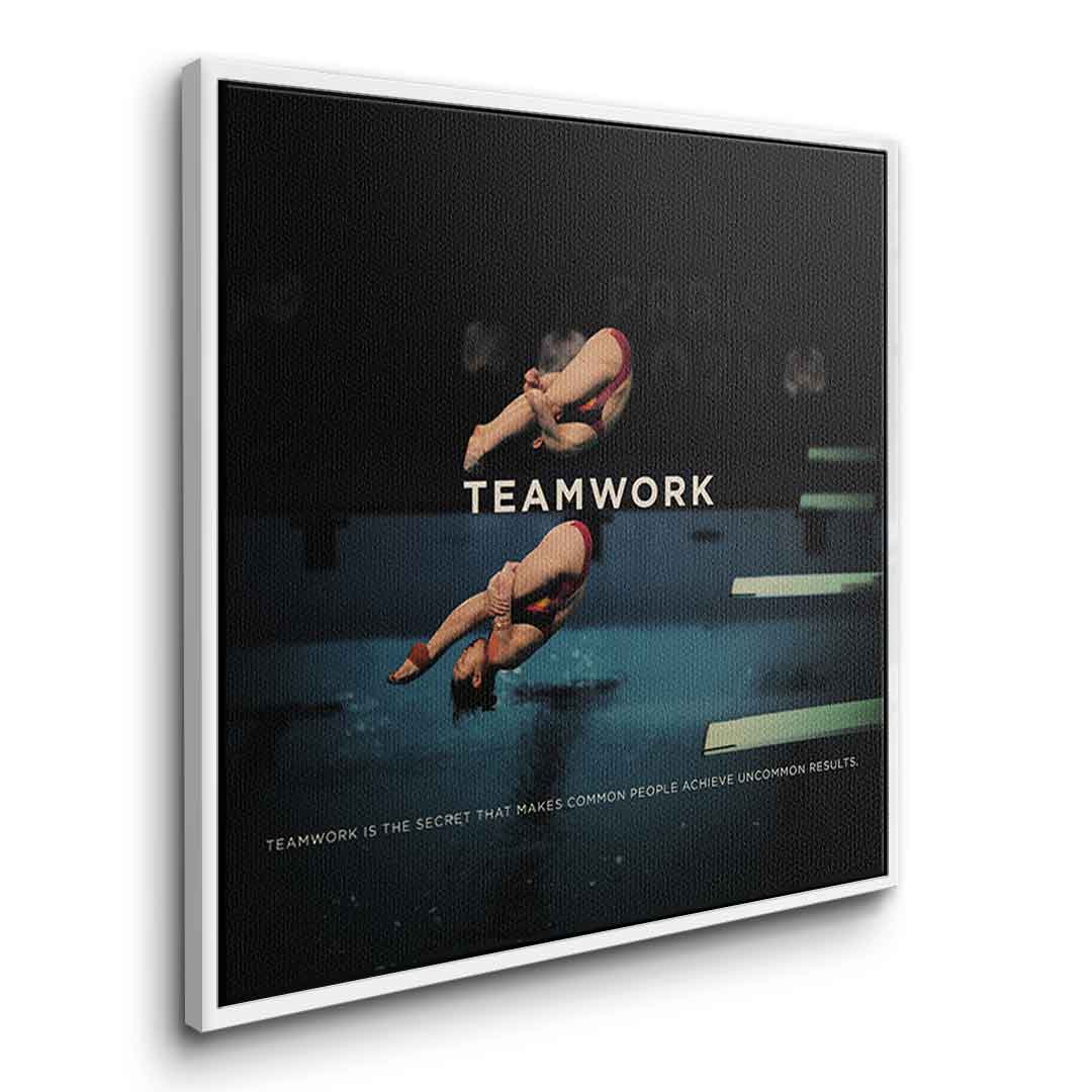 Teamwork #Turmspringen - Quadrat Edition