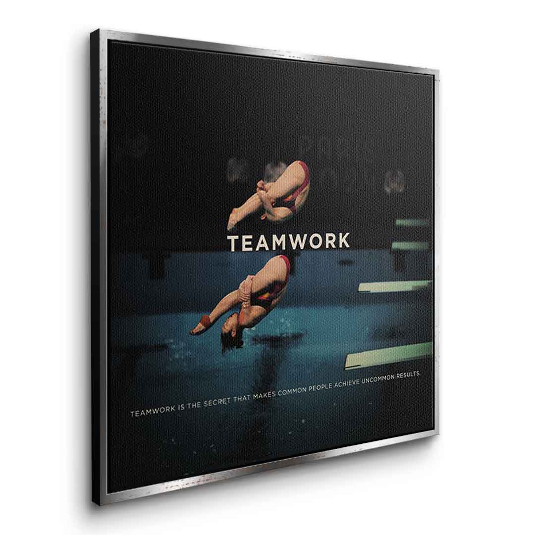 Teamwork #Turmspringen - Quadrat Edition