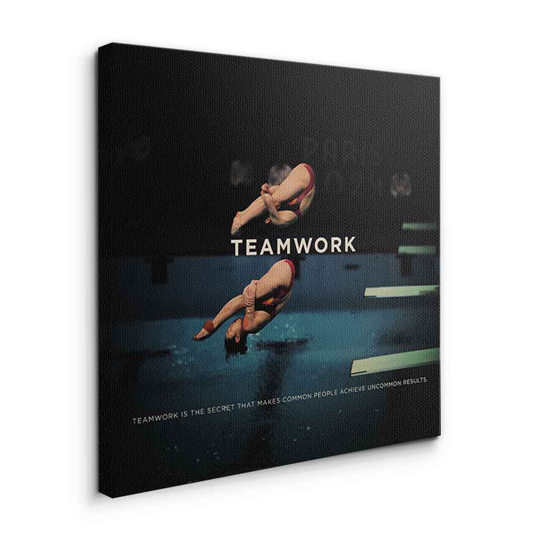 Teamwork #Turmspringen - Quadrat Edition