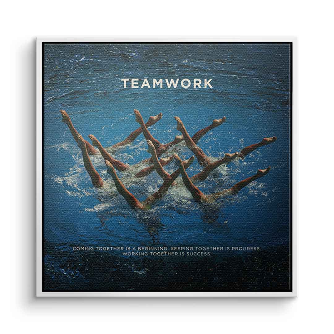 Teamwork #schwimmen - square edition