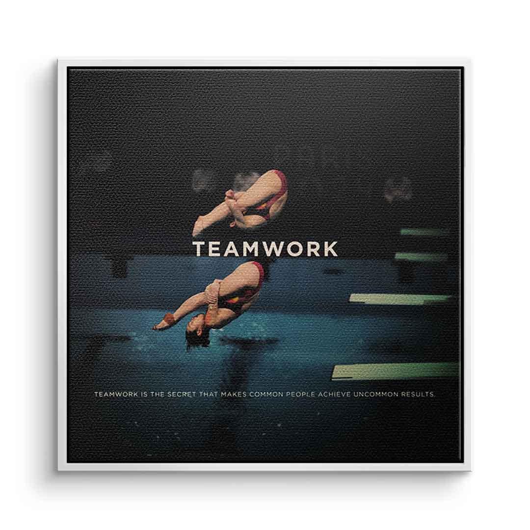 Teamwork #Turmspringen - Quadrat Edition