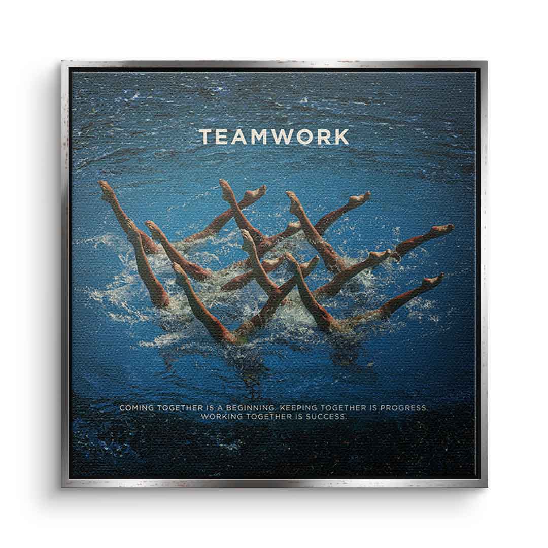 Teamwork #schwimmen - square edition