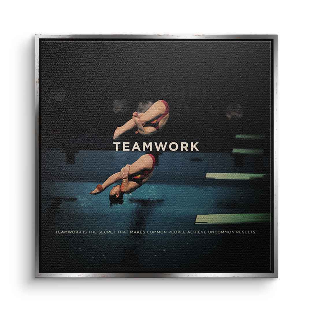 Teamwork #Turmspringen - Quadrat Edition