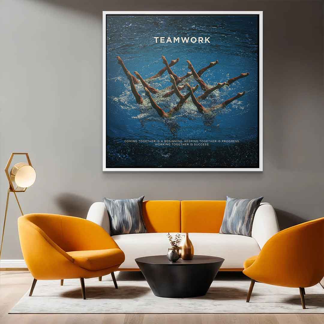 Teamwork #Swimming - Square Edition