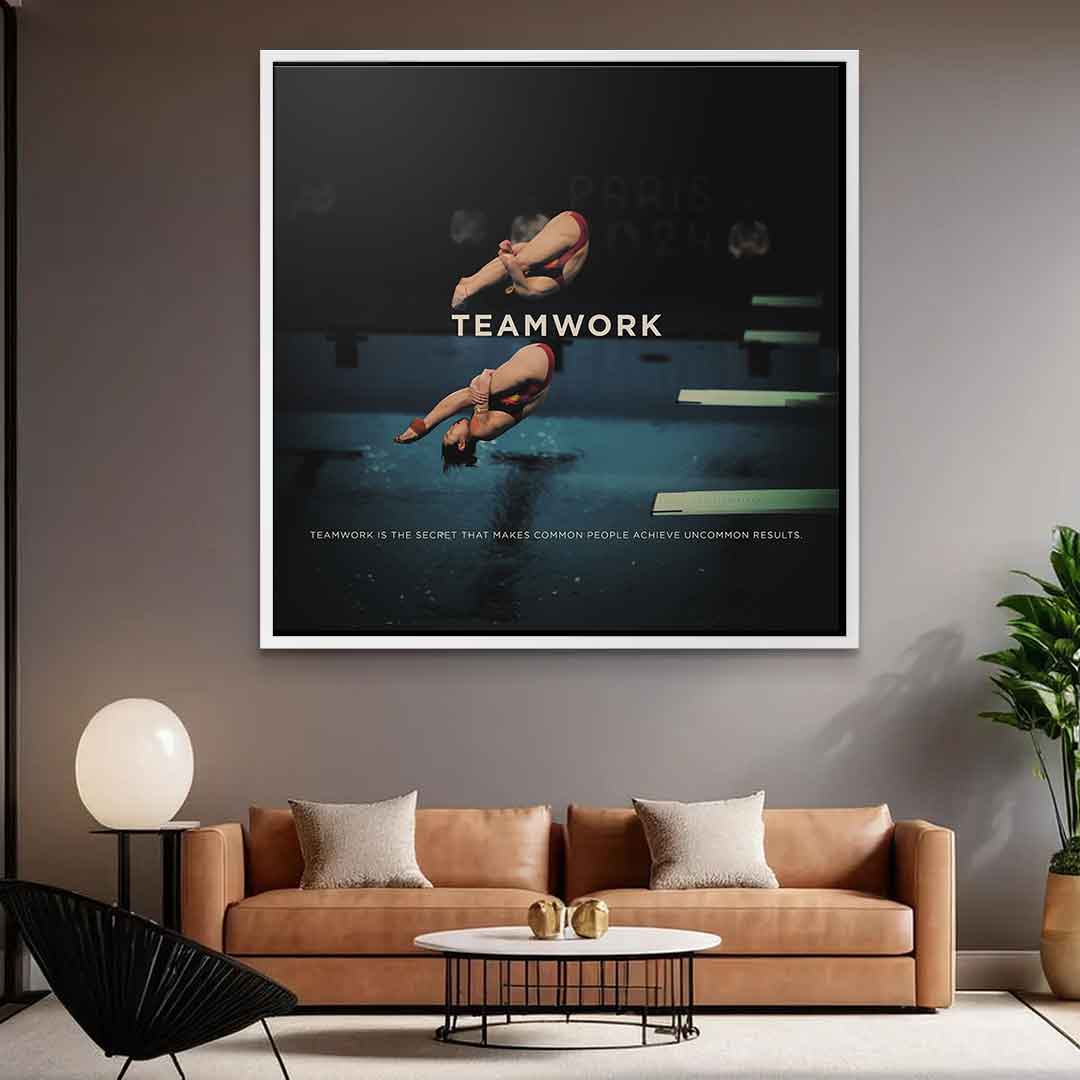 Teamwork #Diving - Square Edition