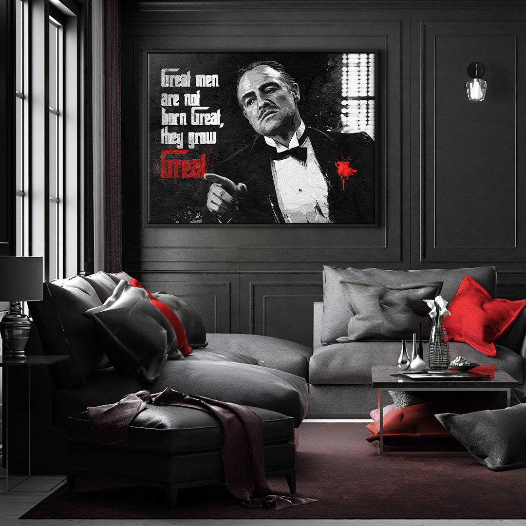 Great men are not born great