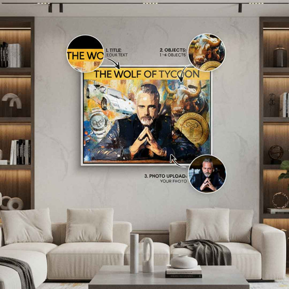 Visionboard Leinwandbild – Ansicht 2