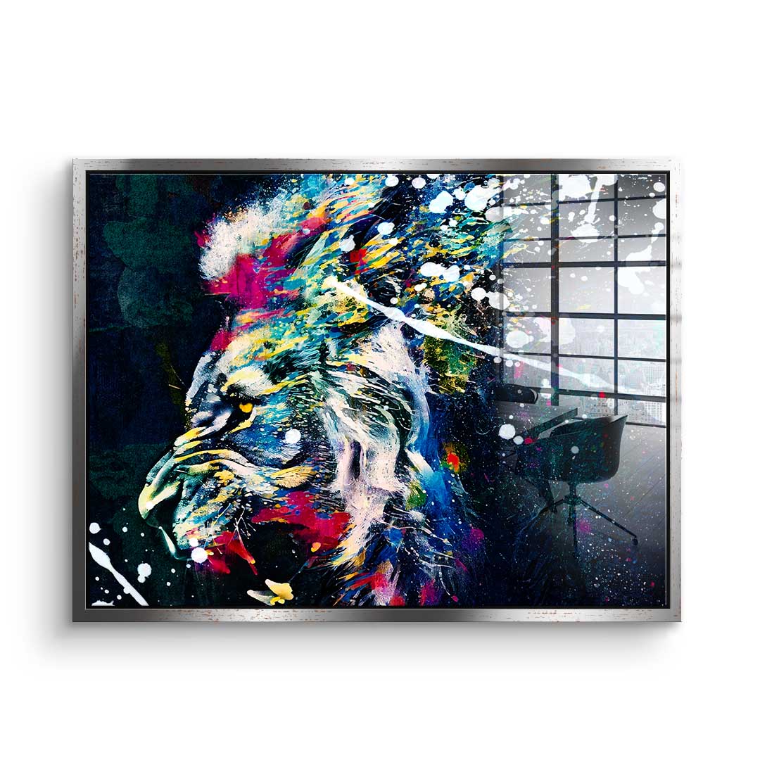 Wild Lion - Acrylglas
