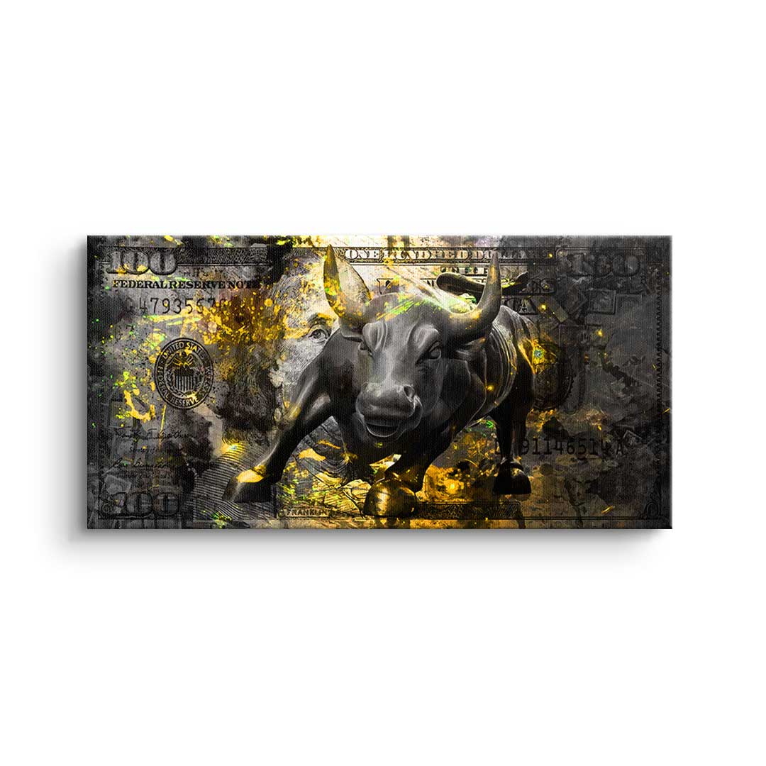Stock market - Leinwand 3x