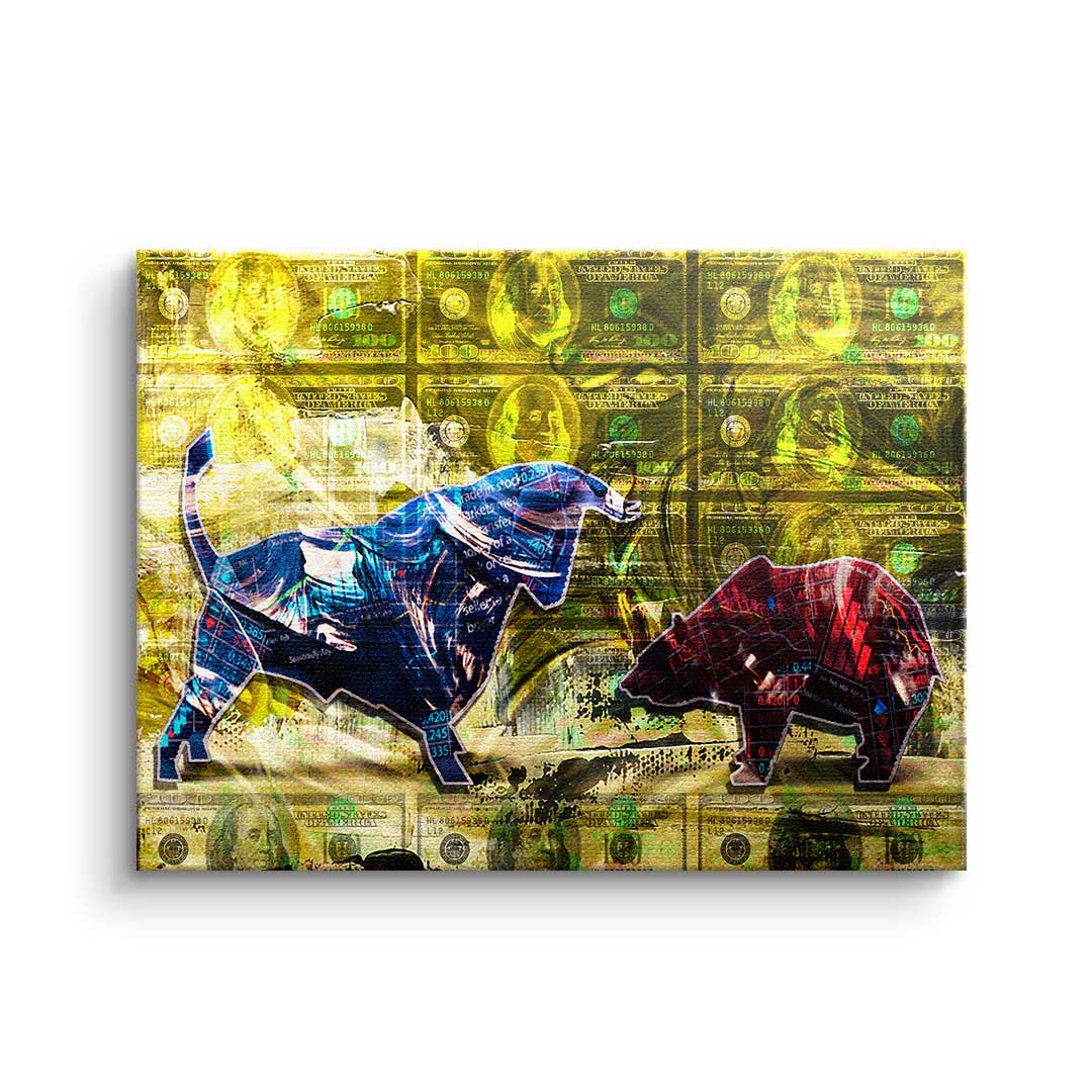 STOCK EXCHANGE AND TRADING Wall Art | Beautiful Canvas Art ready to hang | XXL stock exchange and trading