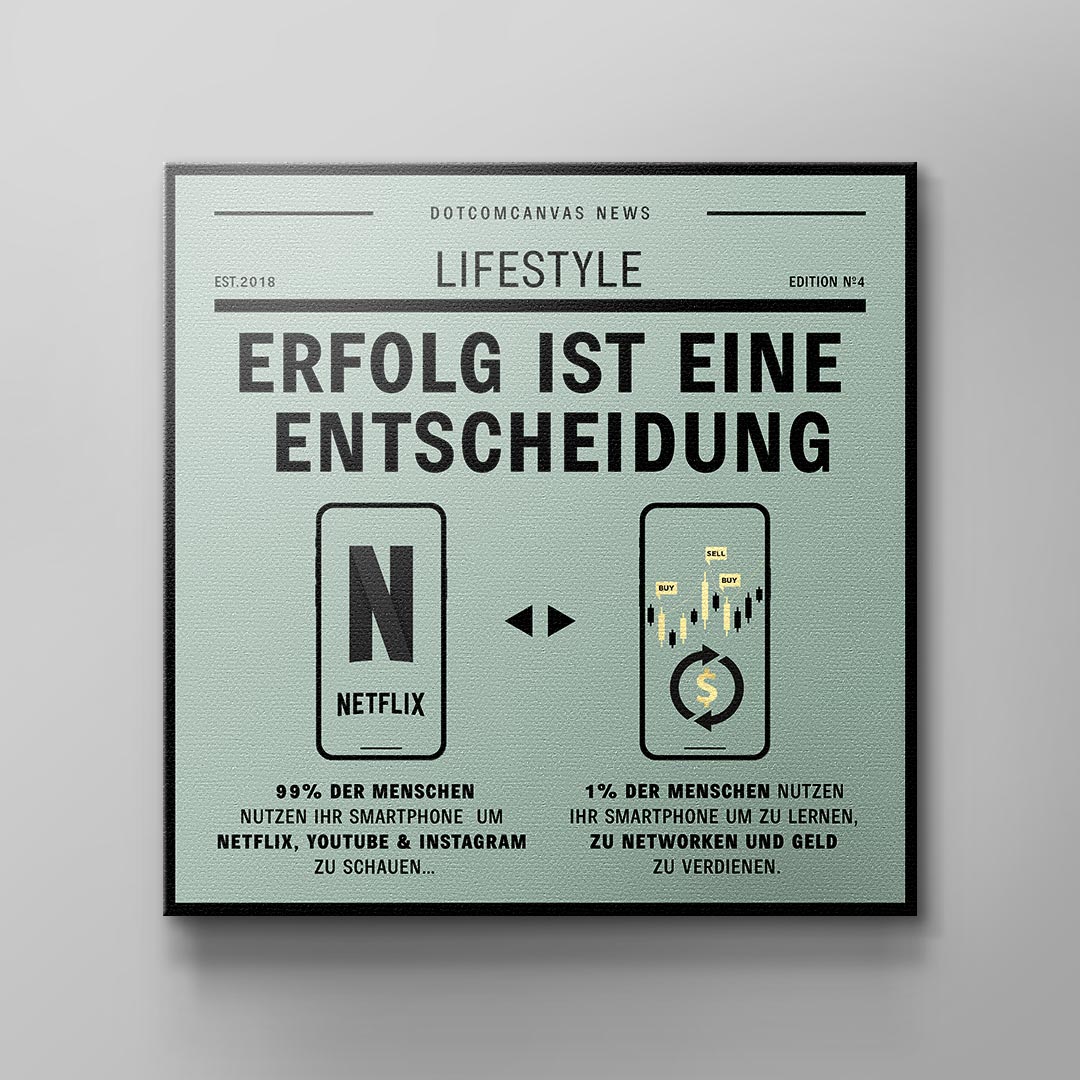 SUCCESS IS A DECISION | Square Edition