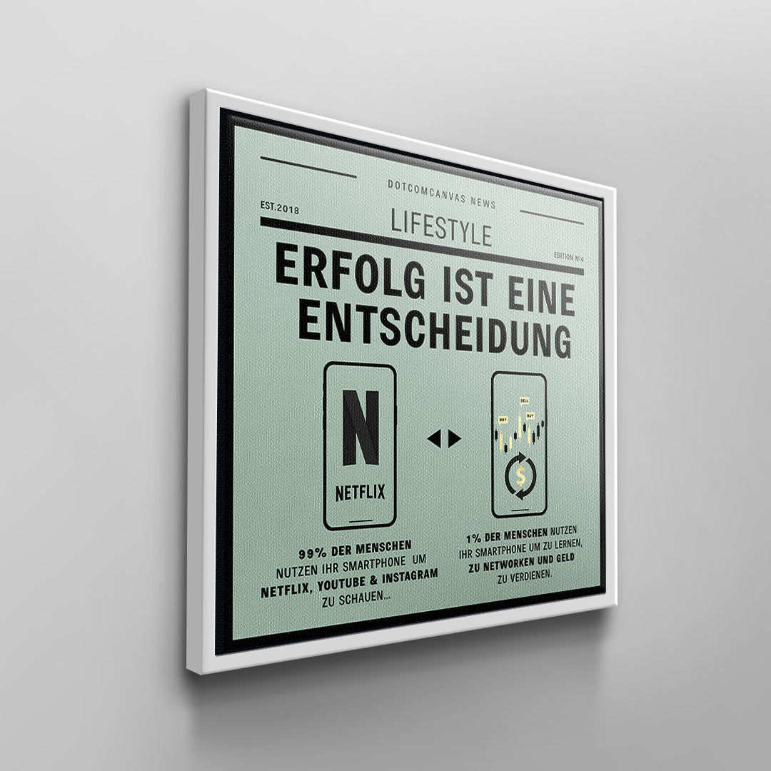 SUCCESS IS A DECISION | Square Edition