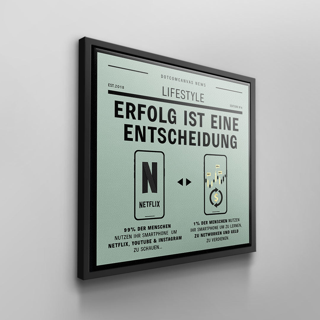 SUCCESS IS A DECISION | Square Edition