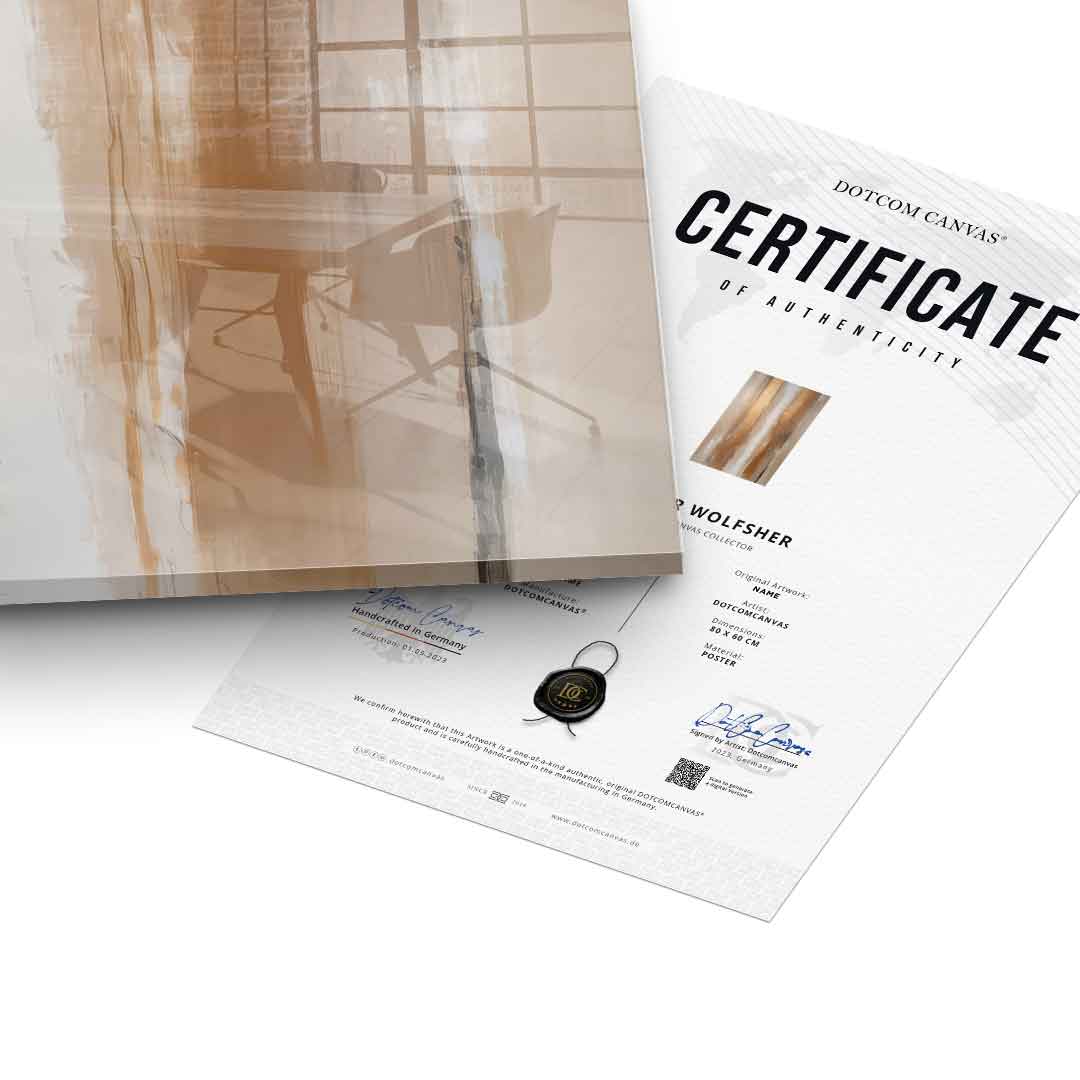 Stripes in Soft Neutrals - Acrylic Glass