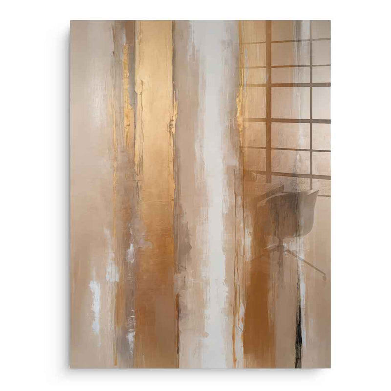 Stripes in Soft Neutrals - Acrylglas