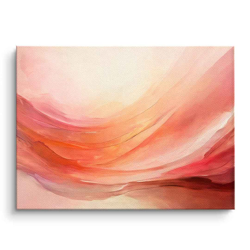 Waves of Peach and Pink