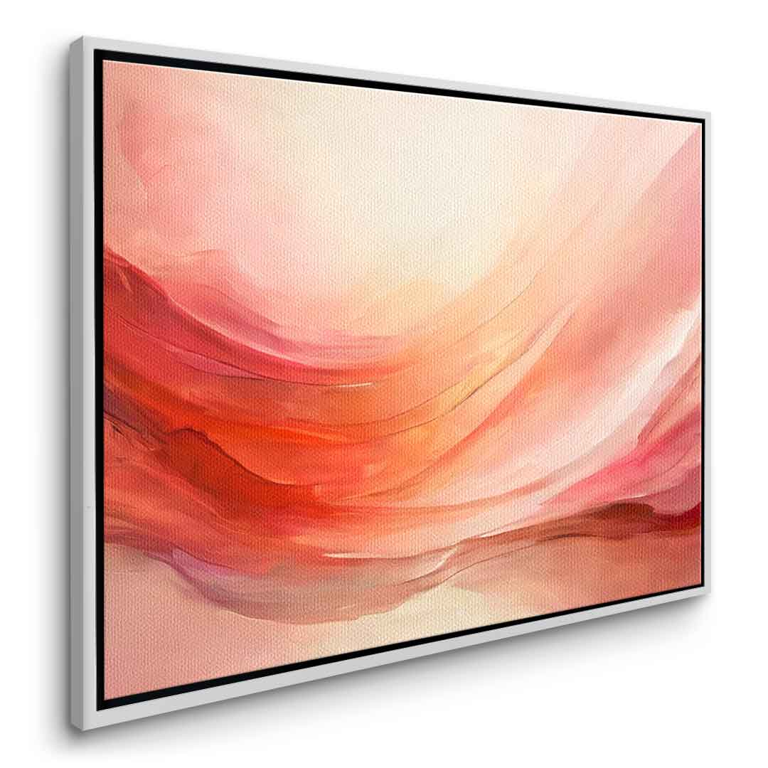 Waves of Peach and Pink