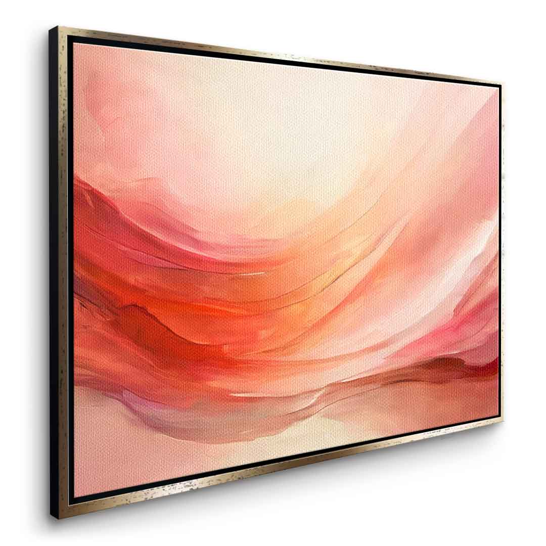 Waves of Peach and Pink