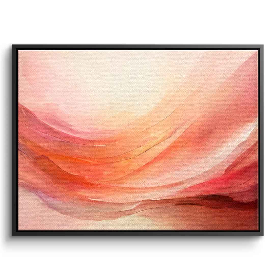 Waves of Peach and Pink