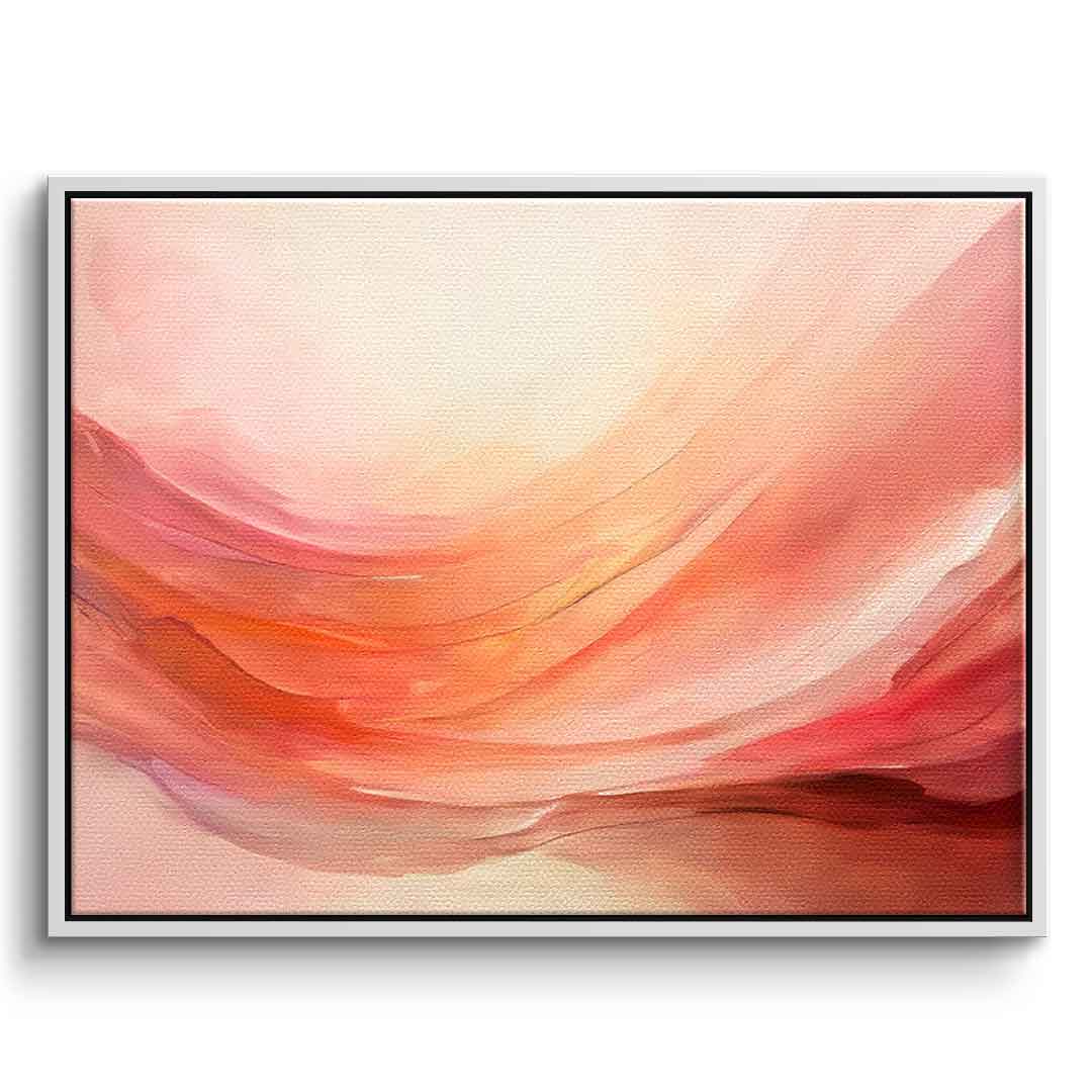 Waves of Peach and Pink