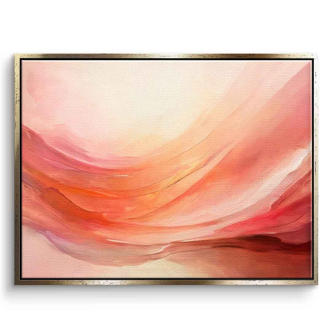 Waves of Peach and Pink