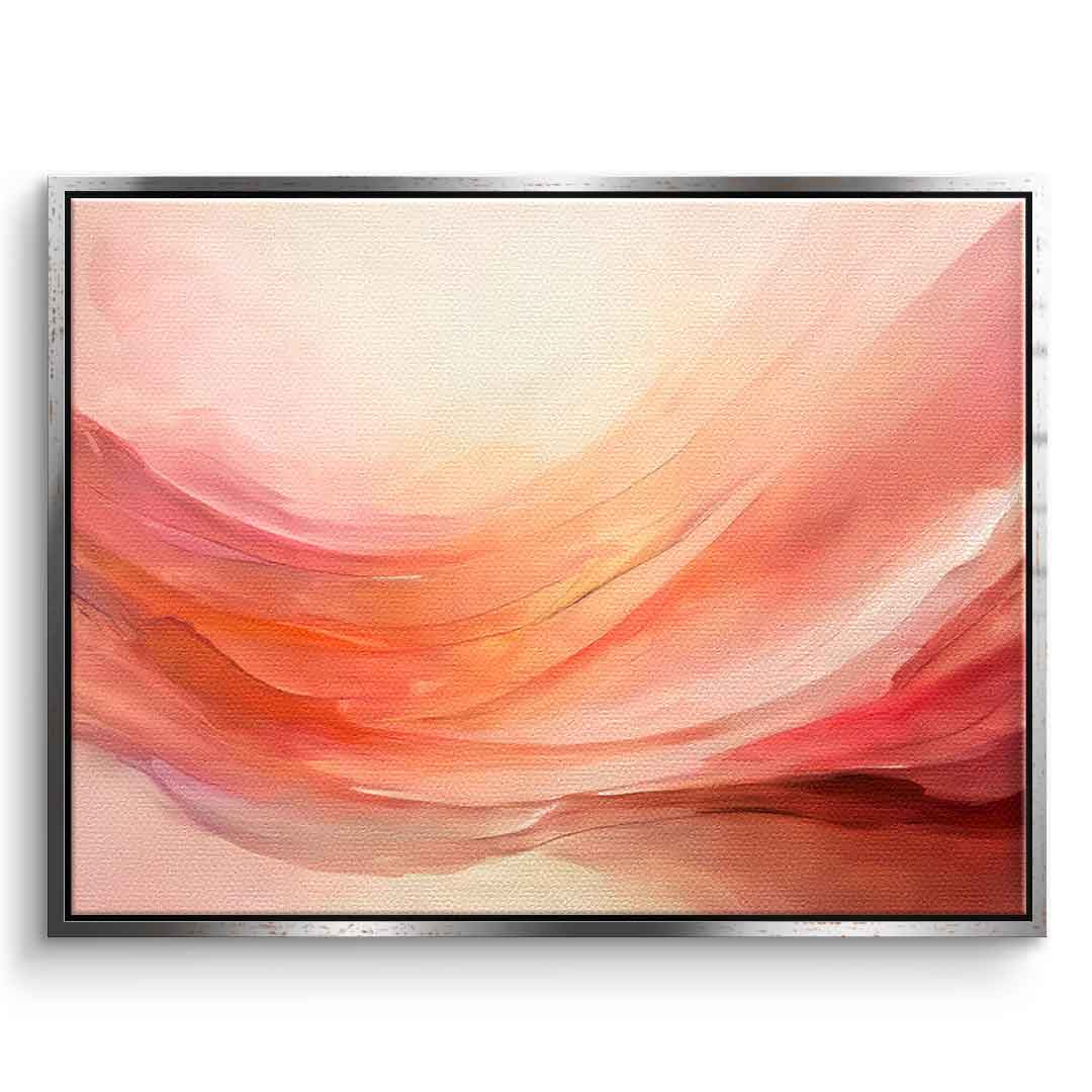 Waves of Peach and Pink