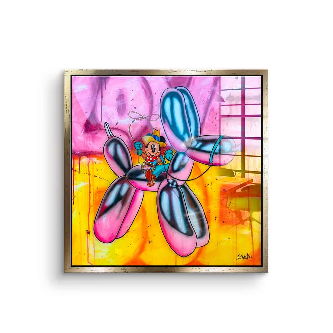 Yeeeha - Acrylic glass