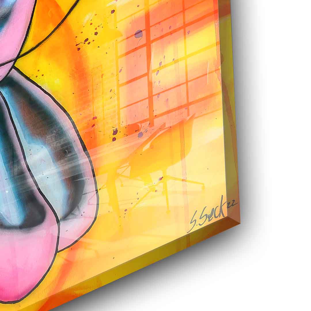 Yeeeha - Acrylic glass