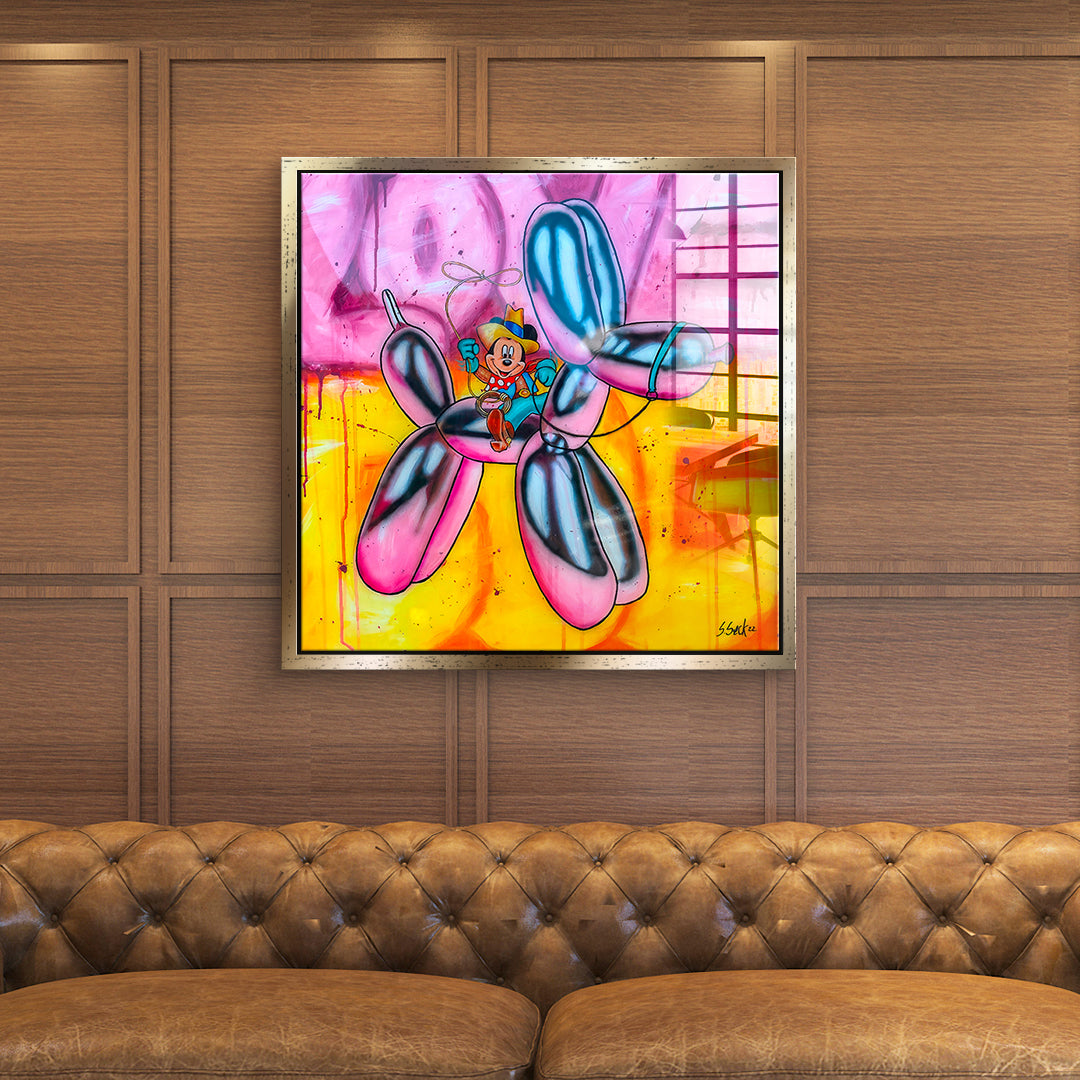 Yeeeha - Acrylic glass