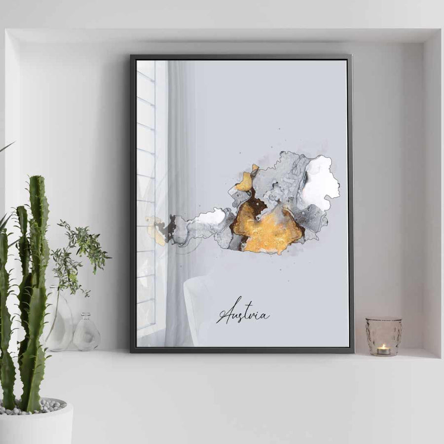 Abstract Countries - Austria - Acrylic glass