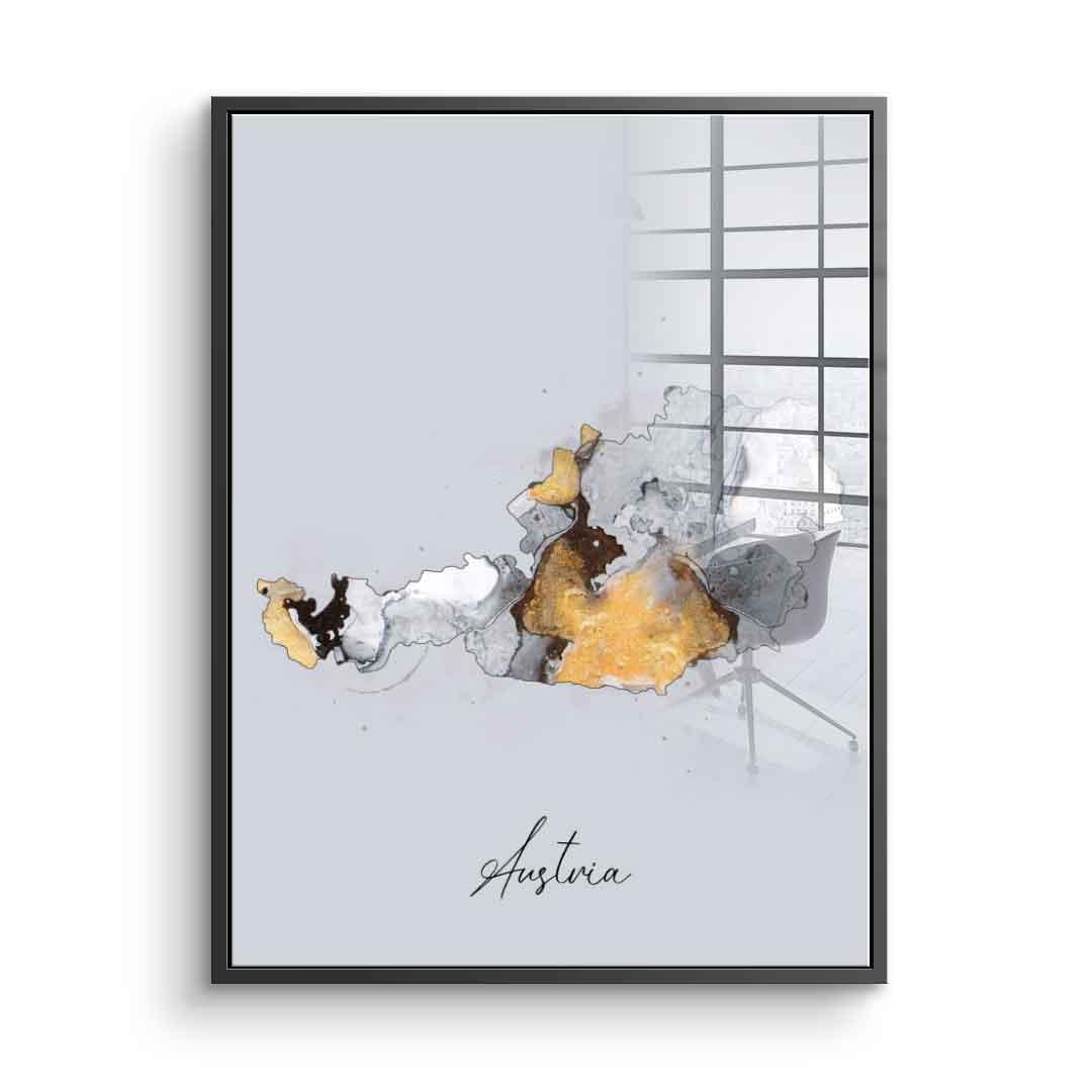 Abstract Countries - Austria - Acrylic glass