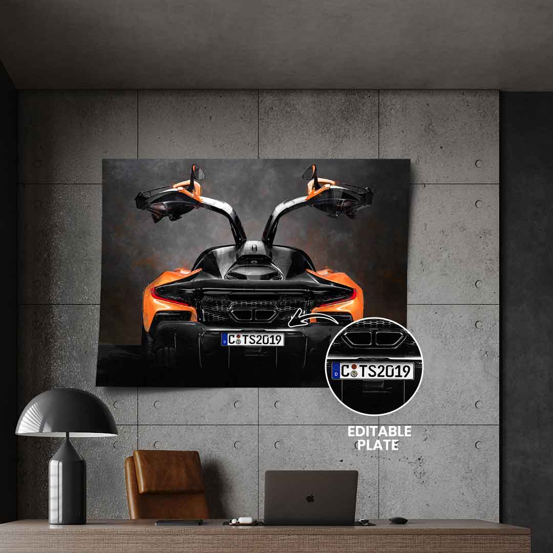McLaren Backside Poster - Customizable