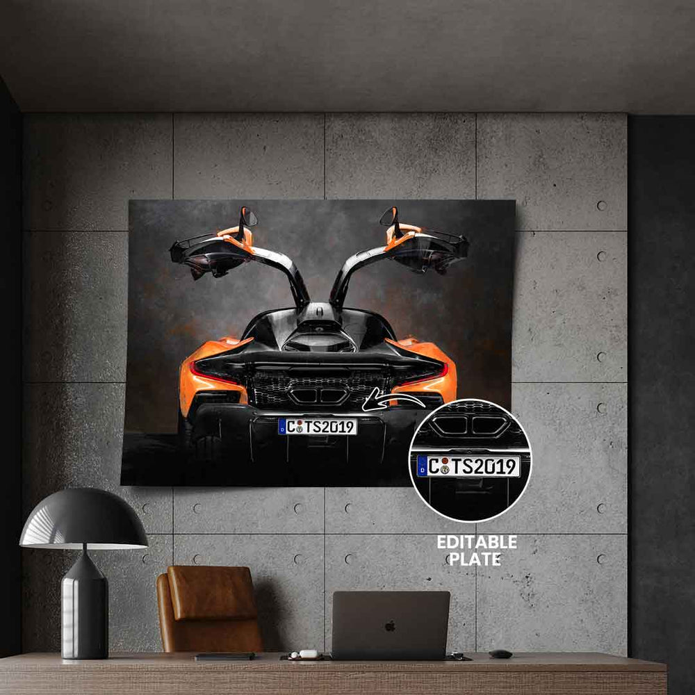 McLaren Backside Poster - Customizable