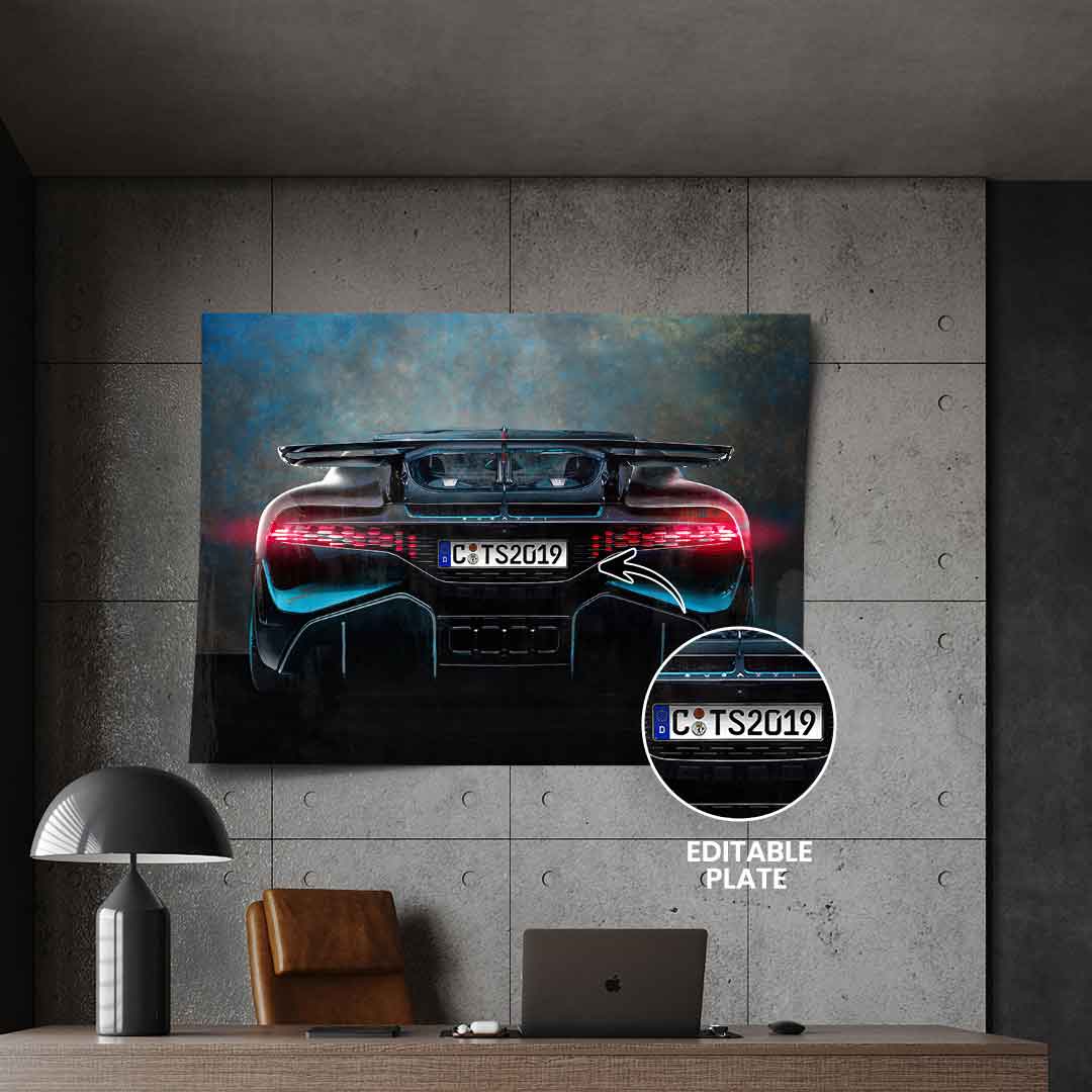 Bugatti Backside - Poster - customizable