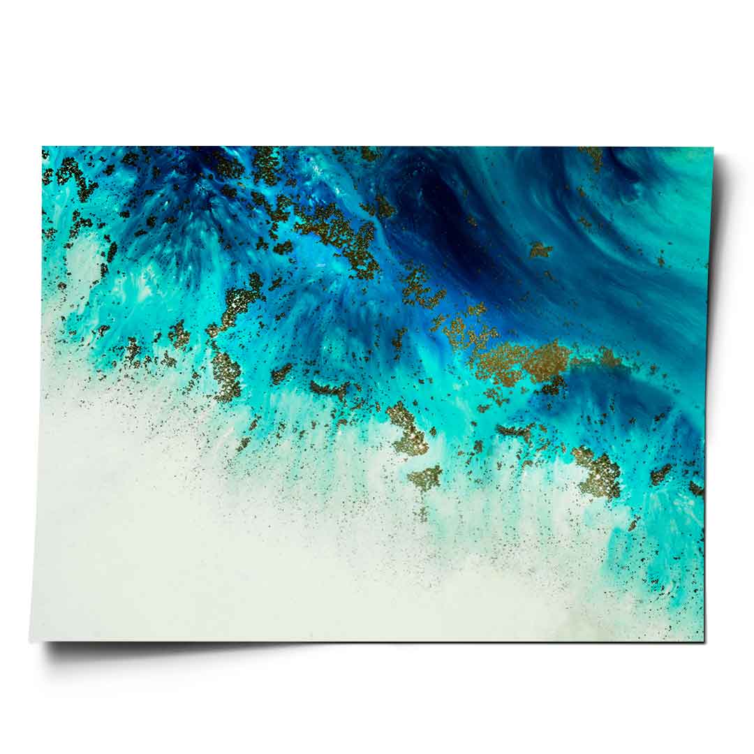 Poster Above the Shallows abstract wall art print – DOTCOMCANVAS®