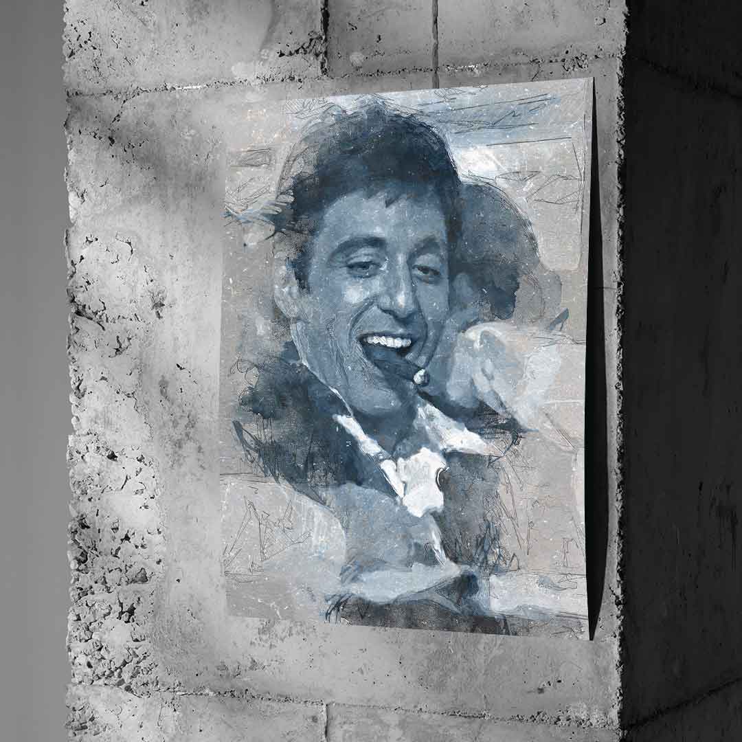 Al Pacino Portrait - Poster