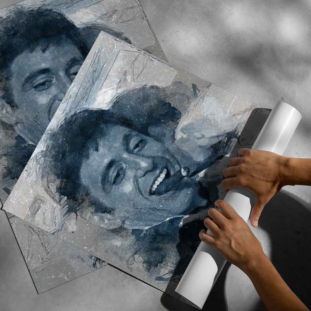 Al Pacino Portrait - Poster