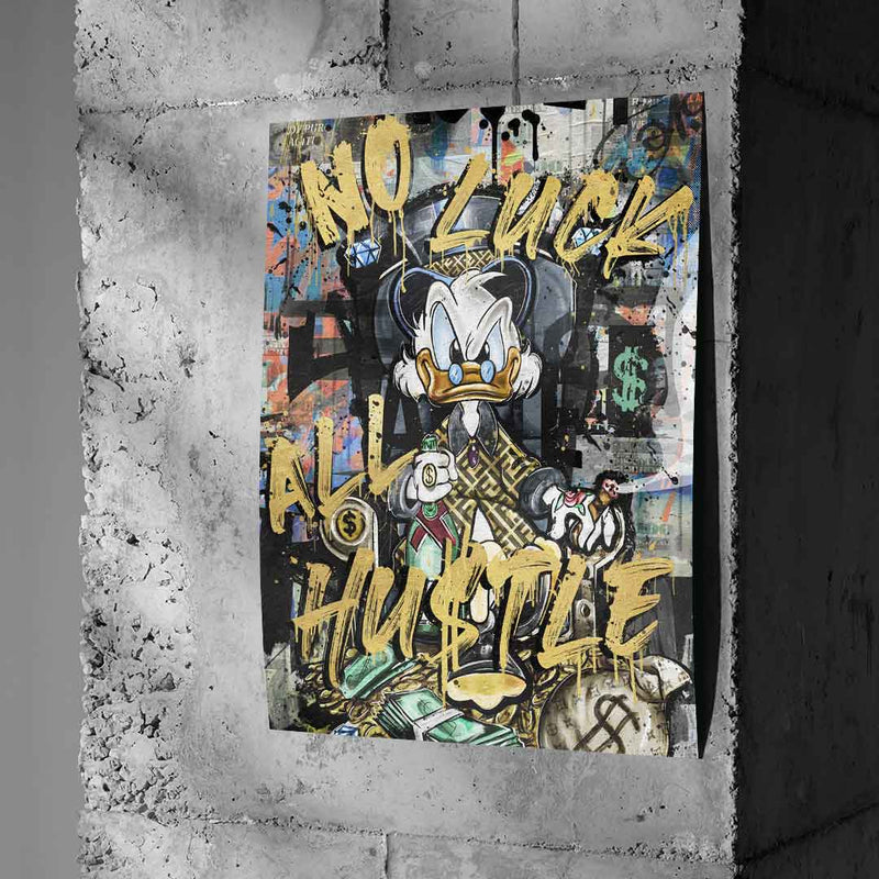 All Hustle Duck - Poster