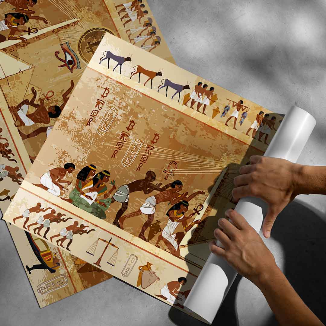 Antike Bitcoin - Poster