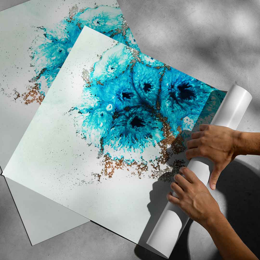 Aqua Aurora 1 - Poster