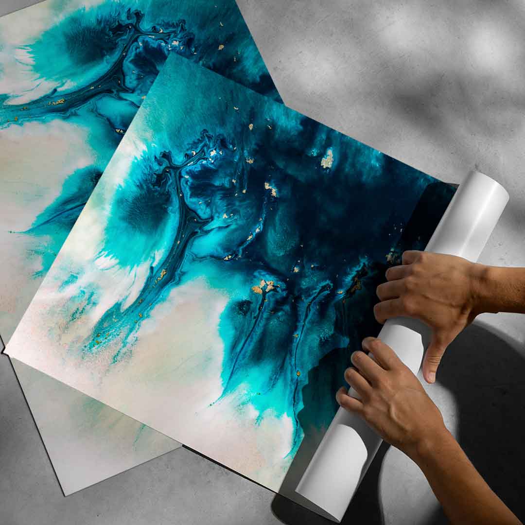 Aqua Echoes - Poster