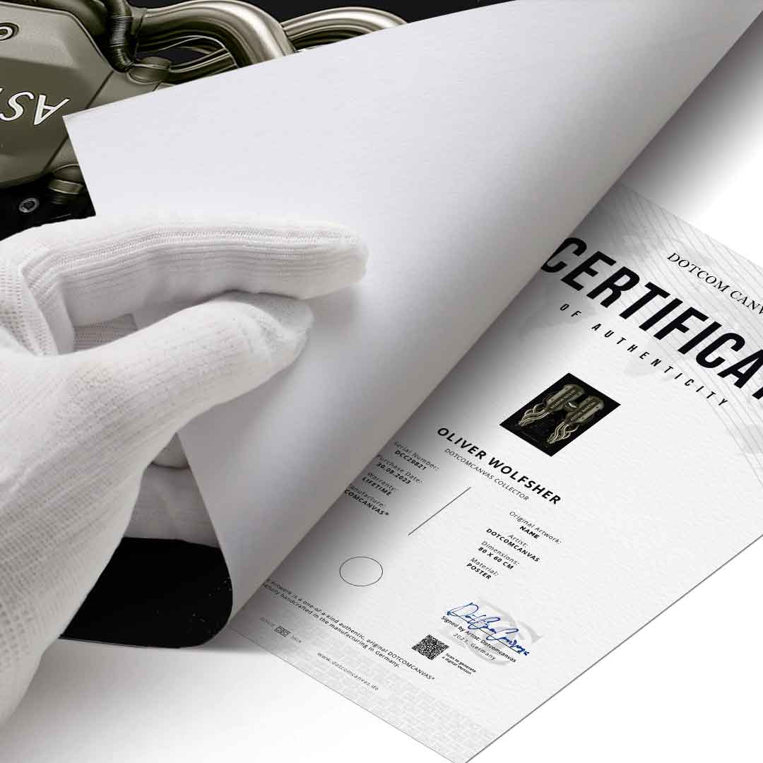 Aston Martin Engine - Poster