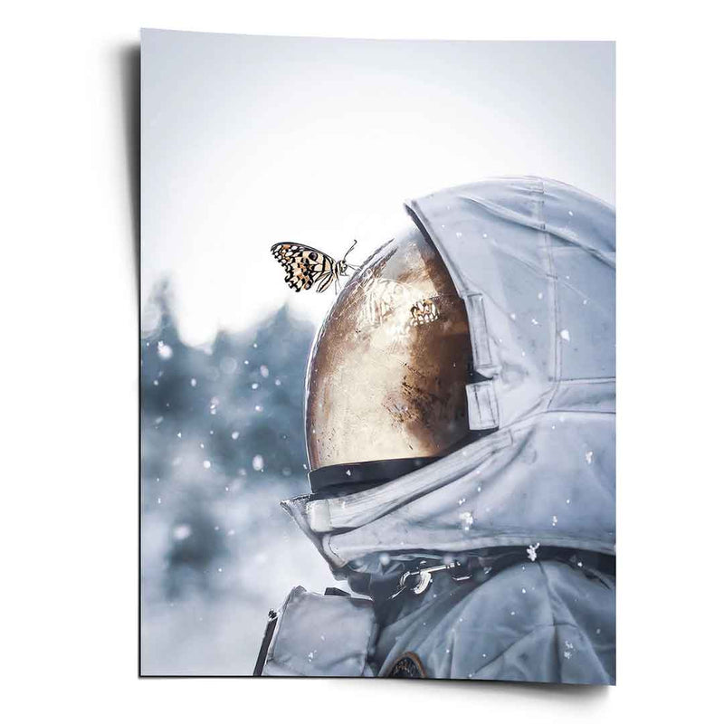 Astronaut Butterfly - Poster