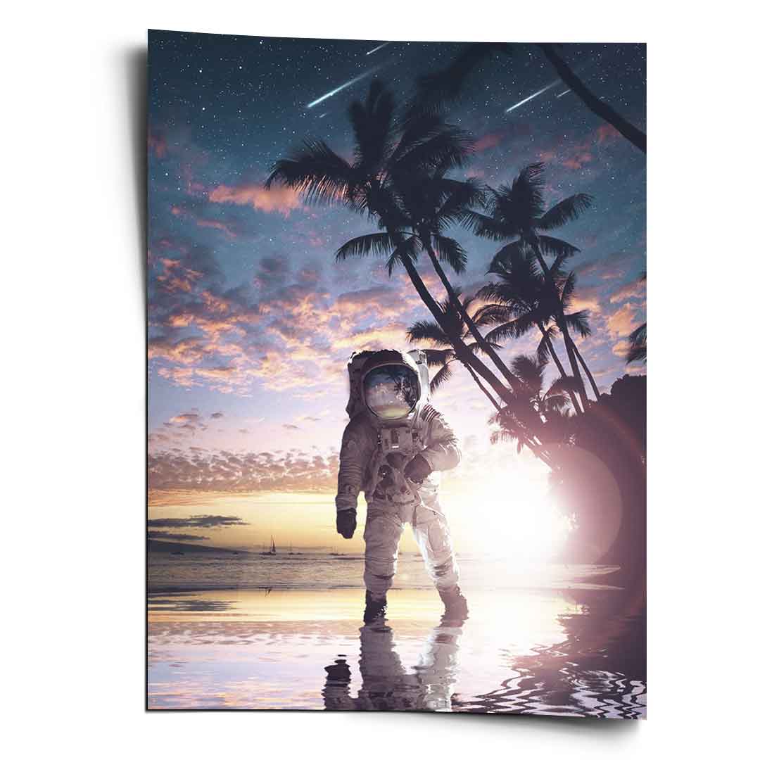 Astronaut Walk - Poster