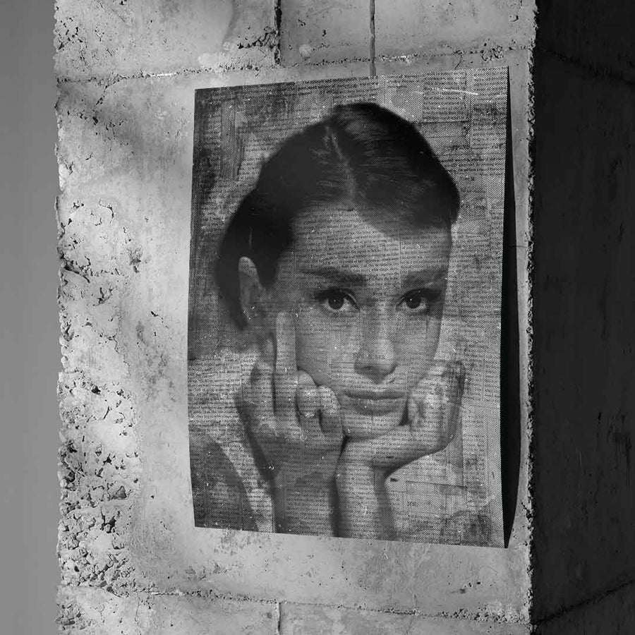 Audrey Hepburn Portrait - Poster